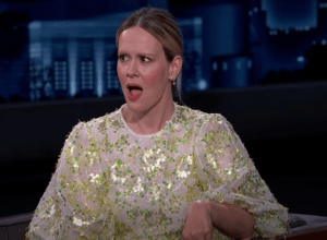 Sarah Paulson on "Jimmy Kimmel Live!" in June 2021