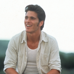 Michael Schoeffling smiling movie still
