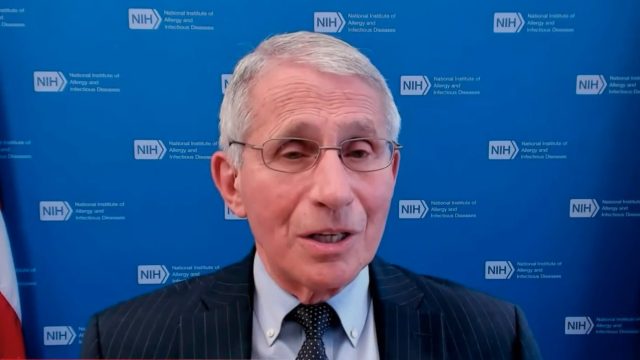 Dr. Anthony Fauci appearing on NBC Nightly News on June 2, 2021