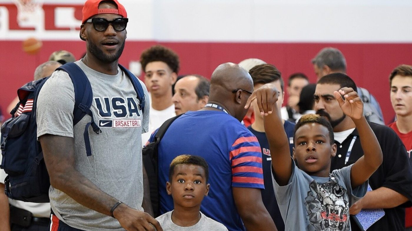 See LeBron James' 16-Year-Old Son, Who's Already a Basketball Star