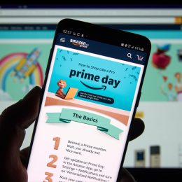 shopping on prime day on mobile app