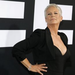 jamie lee curtis on the red carpet