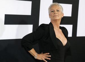jamie lee curtis on the red carpet