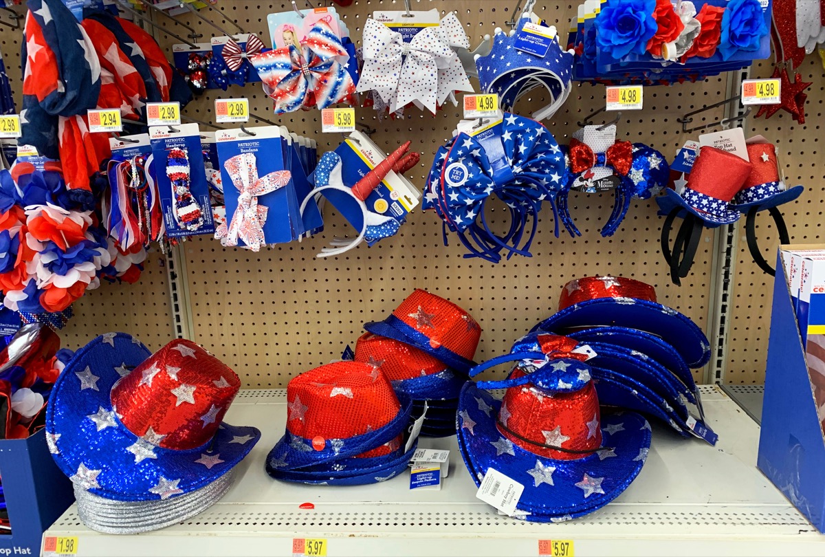 walmart july 4th or independence day decorations