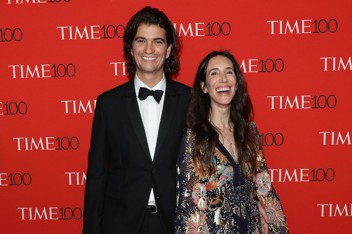 Adam Neumann and Rebekah Neumann attend the 2018 Time 100 Gala at Frederick P. Rose Hall, Jazz at Lincoln Center on April 24, 2018 in New York City.