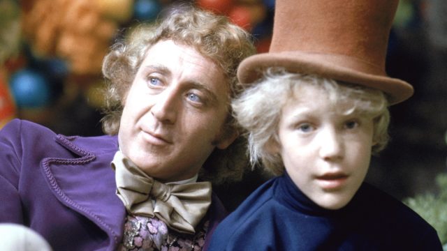 Gene Wilder and Peter Ostrum in "Willy Wonka and the Chocolate Factory"