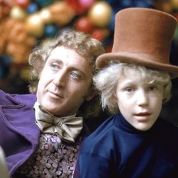 Gene Wilder and Peter Ostrum in "Willy Wonka and the Chocolate Factory"