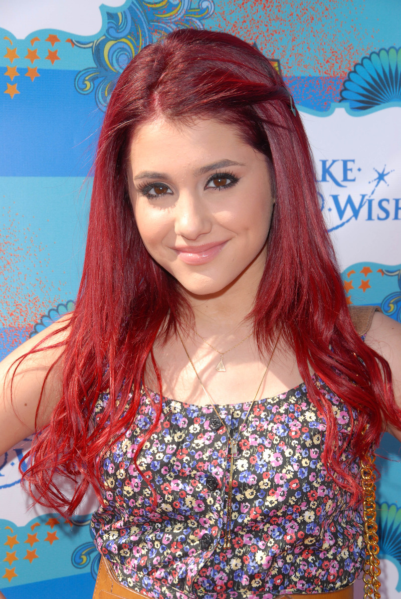 Ariana Grande at a Make-A-Wish Foundation event in 2010