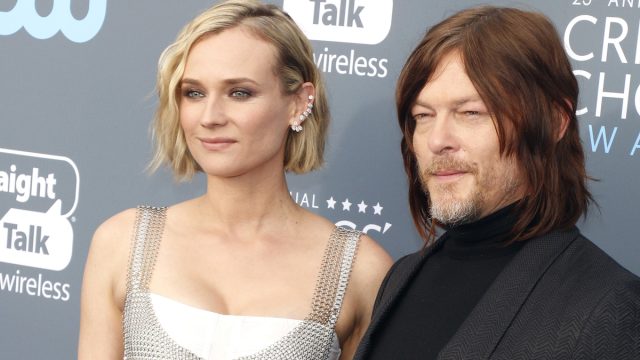 Diane Kruger and Norman Reedus at the 2018 Critics' Choice Awards