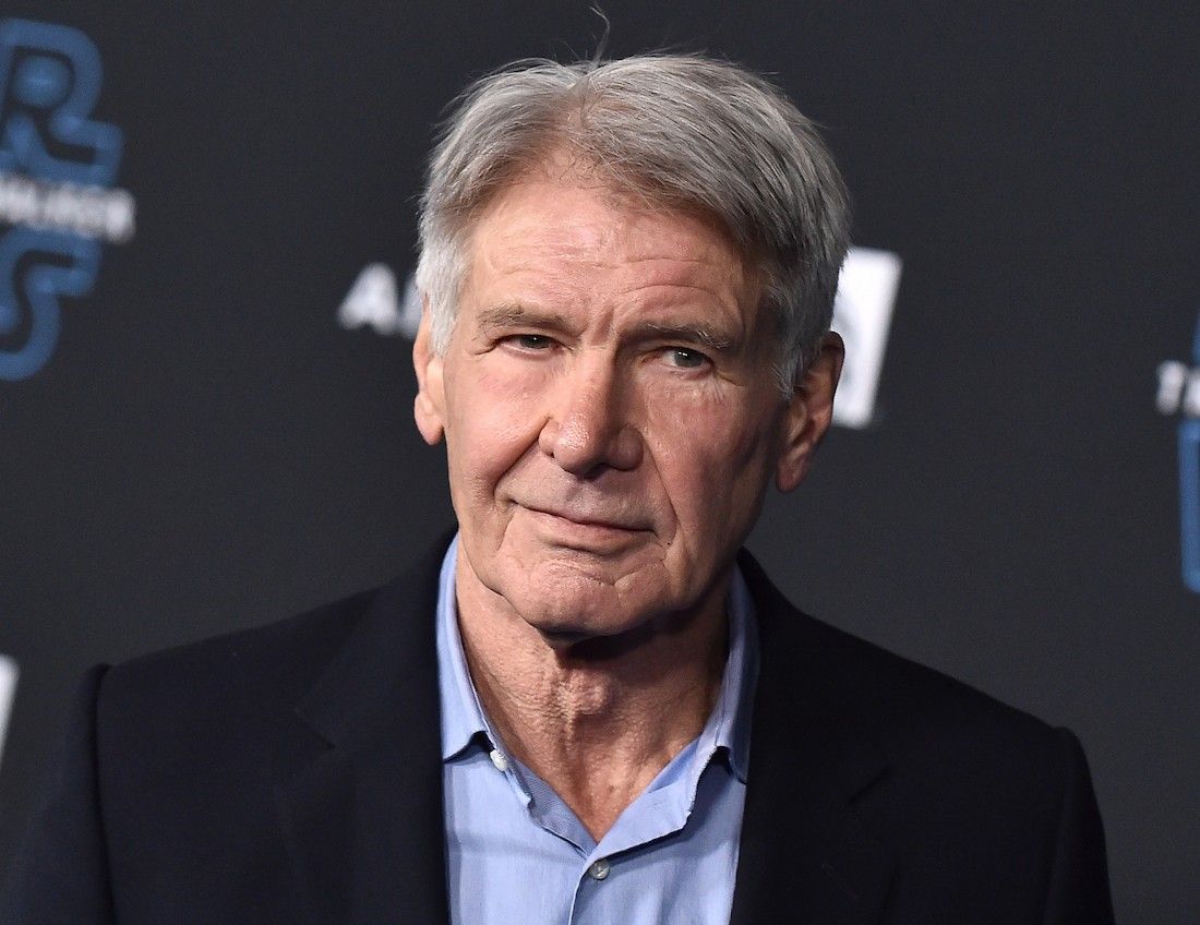 Harrison Ford at the premiere of "Star Wars: The Rise of Skywalker" in 2019