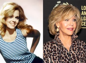 Jane Fonda in 1970 and in 2019