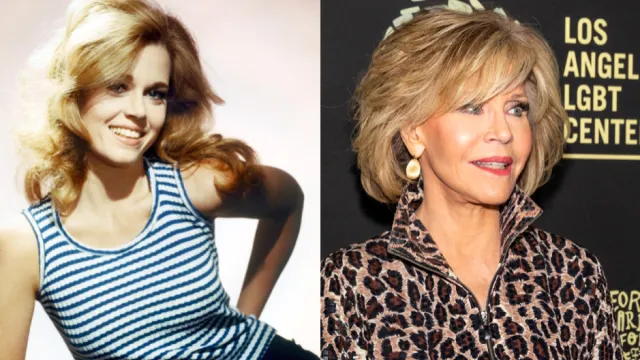 Jane Fonda in 1970 and in 2019