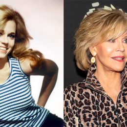 Jane Fonda in 1970 and in 2019