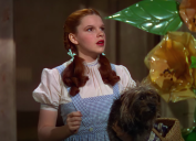 Judy Garland as Dorothy in "The Wizard of Oz"