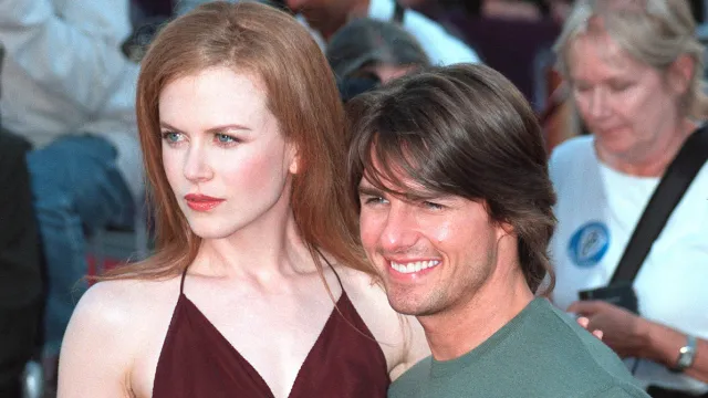 Nicole Kidman and Tom Cruise at the premiere of "Eyes Wide Shut" in 1999
