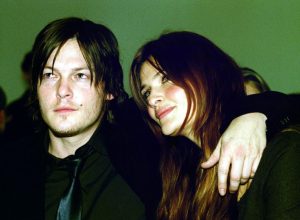 Norman Reedus and Helena Christensen