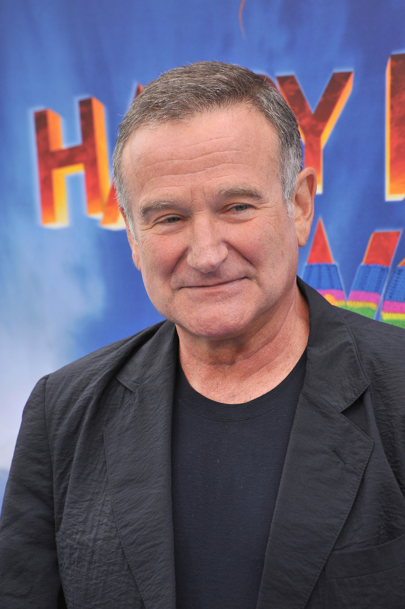 Robin Williams at the premiere of "Happy Feet Two" in 2011