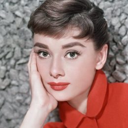 Audrey Hepburn poses for a publicity still circa 1957.