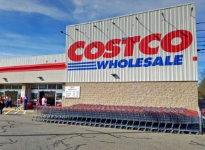 The exterior of a Costco warehouse