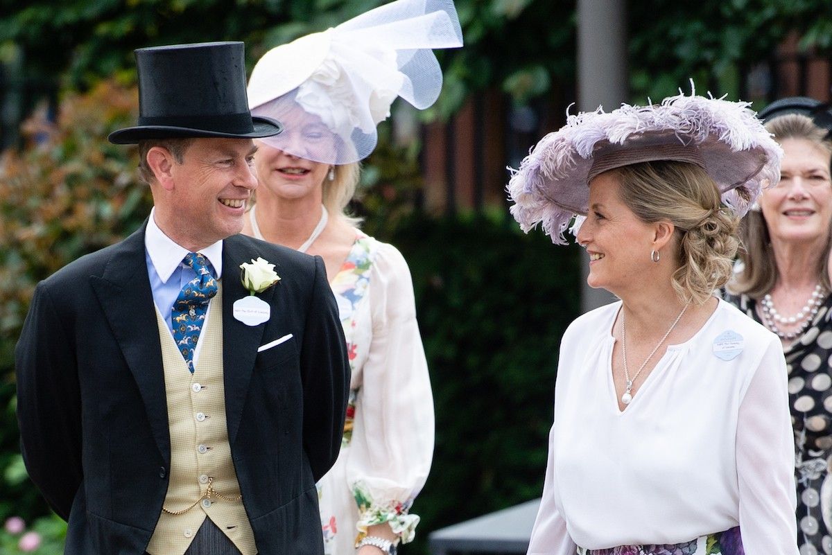 Sophie, Countess of Wessex and Prince Edward, Earl of Wessex attend Royal Ascot 2021 at Ascot Racecourse on June 16, 2021 in Ascot, England.