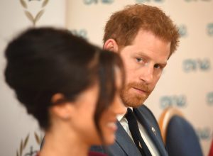 Meghan, The Duchess of Sussex and Prince Harry, Duke of Sussex attend a roundtable discussion on gender equality with The Queen’s Commonwealth Trust (QCT) and One Young World at Windsor Castle