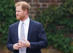 The Duke of Sussex arrives for the unveiling of a statue he and Prince William commissioned of their mother Diana, Princess of Wales in the Sunken Garden at Kensington Palace, London, on what would have been her 60th birthday.