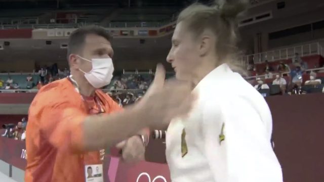 Judo Olympian Martyna Trajdos defends coach who slapped her face as part of pregame ritual