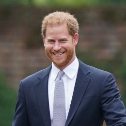 Prince Harry, Duke of Sussex arrives for the unveiling of a statue he and Prince William commissioned of their mother Diana, Princess of Wales