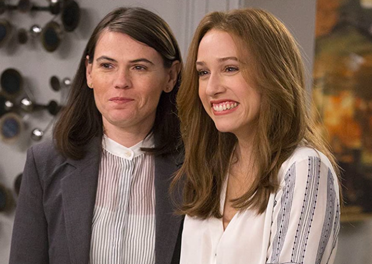 Sarah Sutherland and Clea DuVall in "Veep"