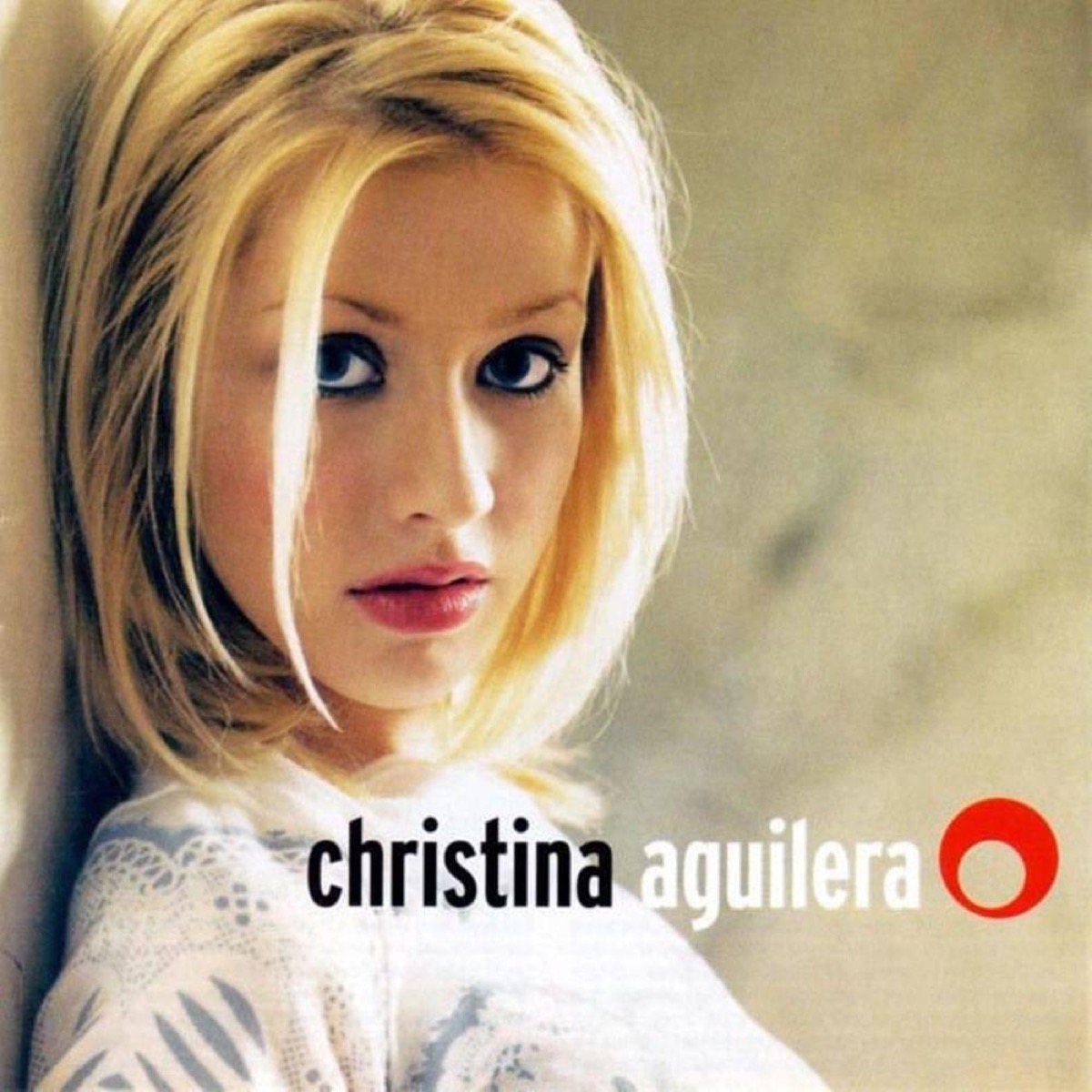 Christina Aguilera self-titled album cover