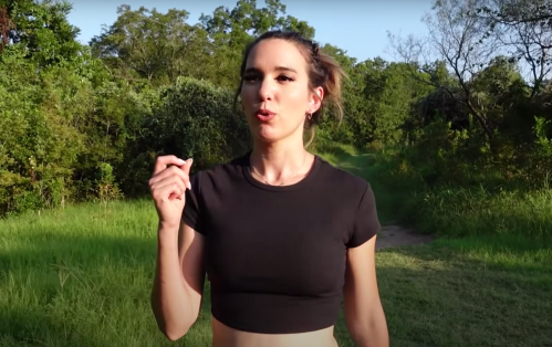 Christy Carlson Romano in her YouTube video about money from August 2021
