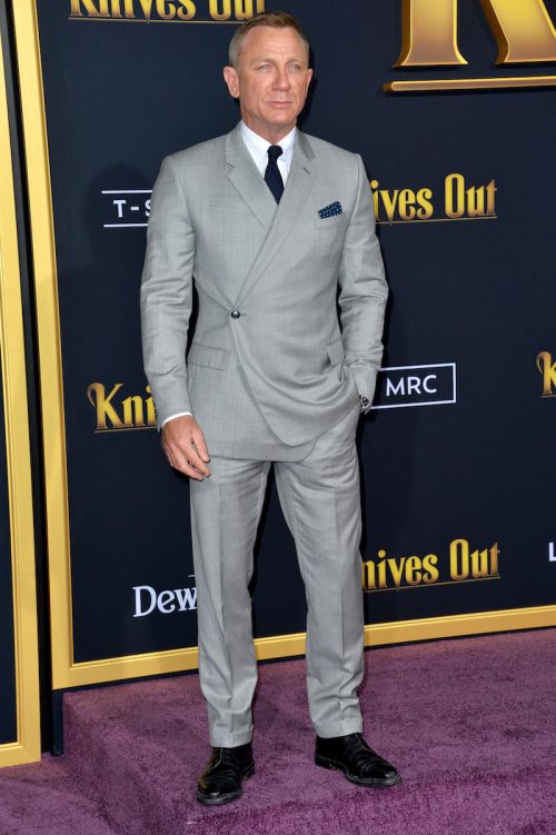 Daniel Craig at the premiere of "Knives Out" in 2019