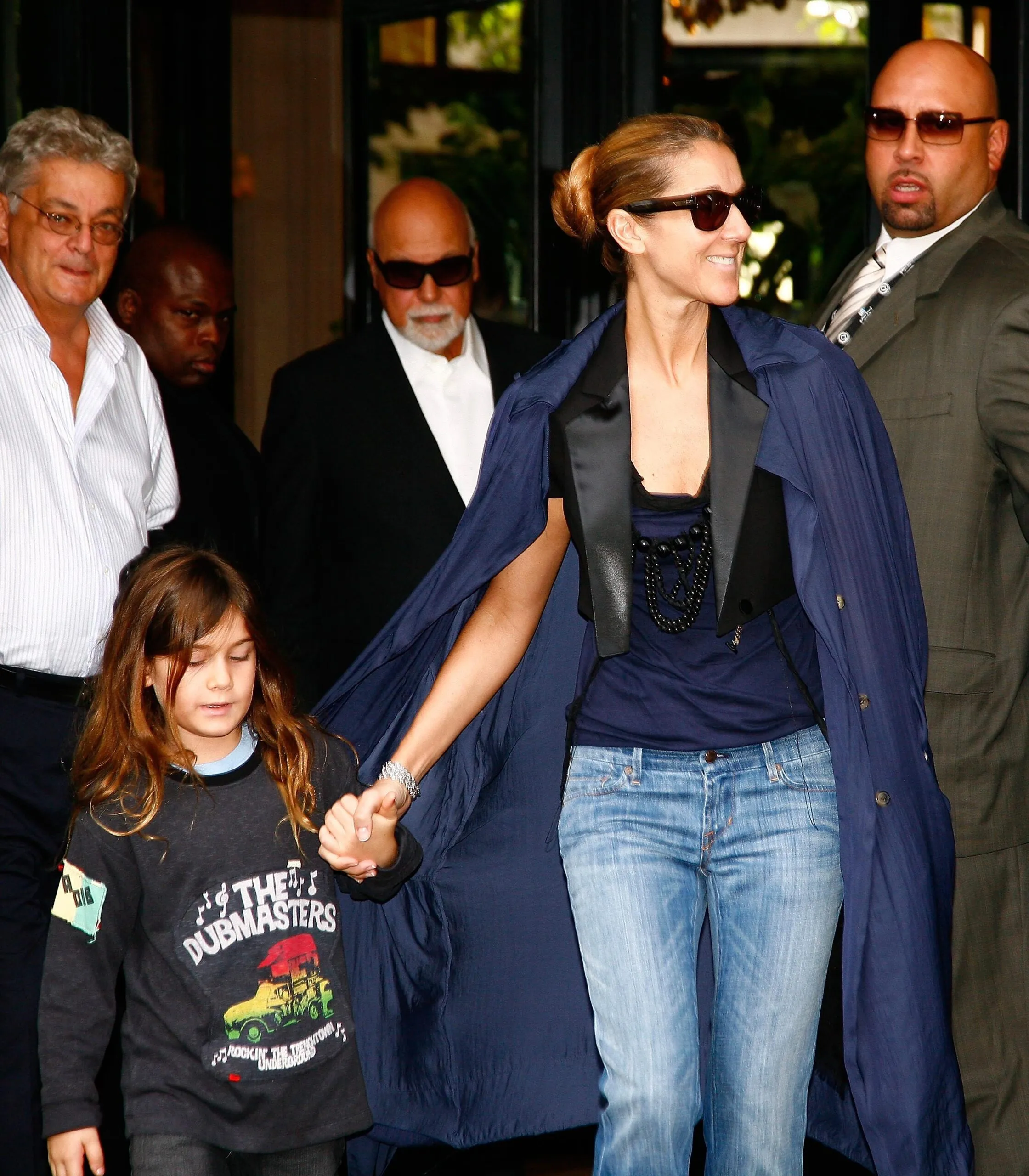 Celine Dion Sighting in Paris with son René-Charles