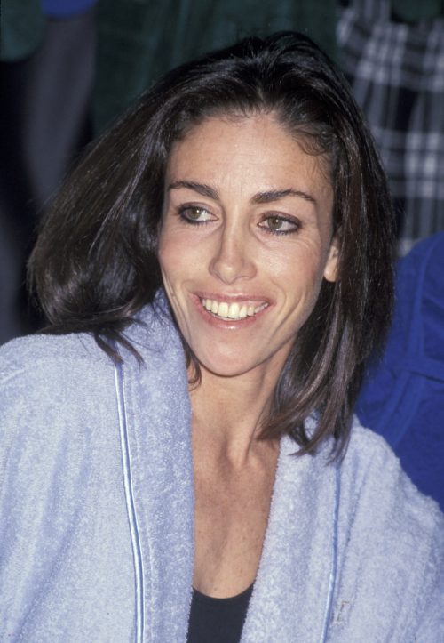 Heidi Fleiss showing her new line of apparel in 1993