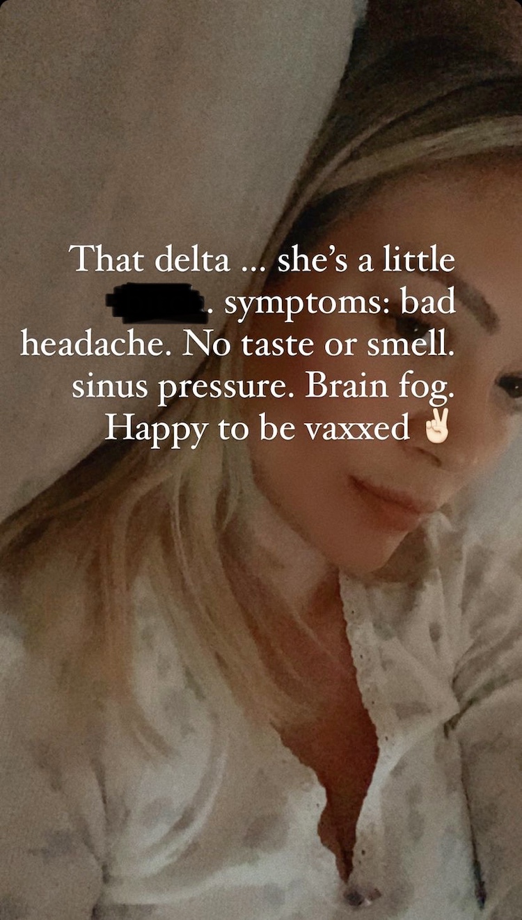 Hilary Duff reveals breakthrough COVID symptoms