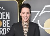Johnny Weir at the 2018 Golden Globe Awards