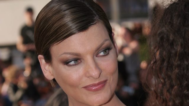 Linda Evangelista at the Cannes Film Festival in 2008