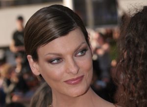 Linda Evangelista at the Cannes Film Festival in 2008