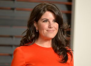 Monica Lewinsky at the 2015 Vanity Fair Oscar Party