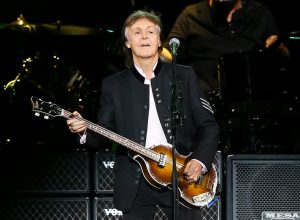 Paul McCartney performing at NYCB Live in Uniondale, NY in 2017