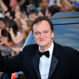 Quentin Tarantino at the premiere of "Once Upon a Time in Hollywood" in 2019