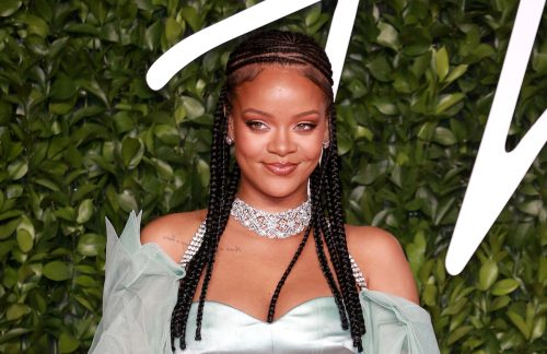 Rihanna at the Fashion Awards in London in 2019