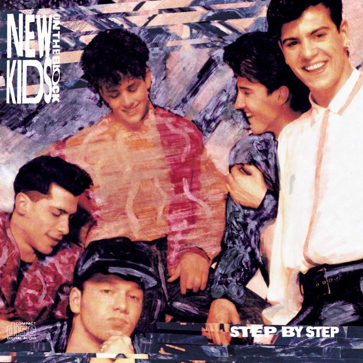 New Kids on the Block "Step by Step" single cover