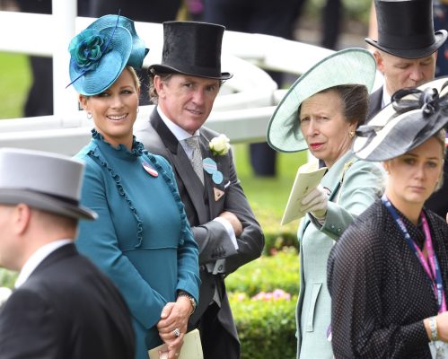 Zara Tindall, Tony McCoy, and Princess Anne at Royal Ascot in 2019