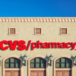 WESTLAKE, TEXAS - OCTOBER 27, 2019: CVS Pharmacy store exterior and sign. CVS Pharmacy is a subsidiary of the American retail and health care company CVS Health.
