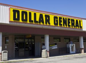 exterior of a dollar general store