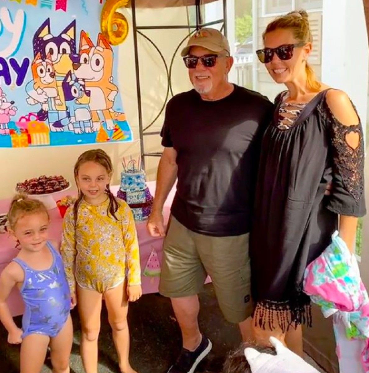 Billy Joel, Alexis Roderick, Della Joel, and Remy Joel