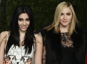 Lourdes Leon and Madonna at the 2011 Vanity Fair Oscar Party