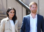 Prince Harry, Duke of Sussex and Meghan, Duchess of Sussex meet members of the public outside the Sydney Opera House on October 16, 2018 in Sydney, Australia.