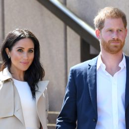 Prince Harry, Duke of Sussex and Meghan, Duchess of Sussex meet members of the public outside the Sydney Opera House on October 16, 2018 in Sydney, Australia.